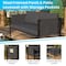 Flash Furniture Black Loveseat with Storage & Charcoal Cushions GM-201108-2S-CH-GG - alternate 7